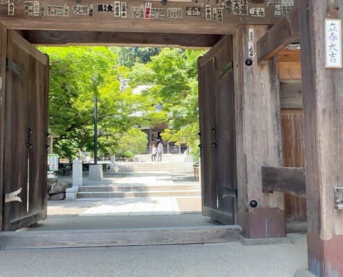 Shuzenji Onsen, Tempelzugang