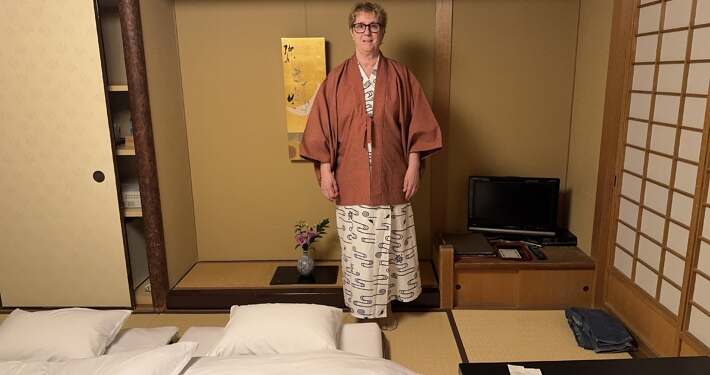 Miyajima Iwaso Ryokan mit Yukata