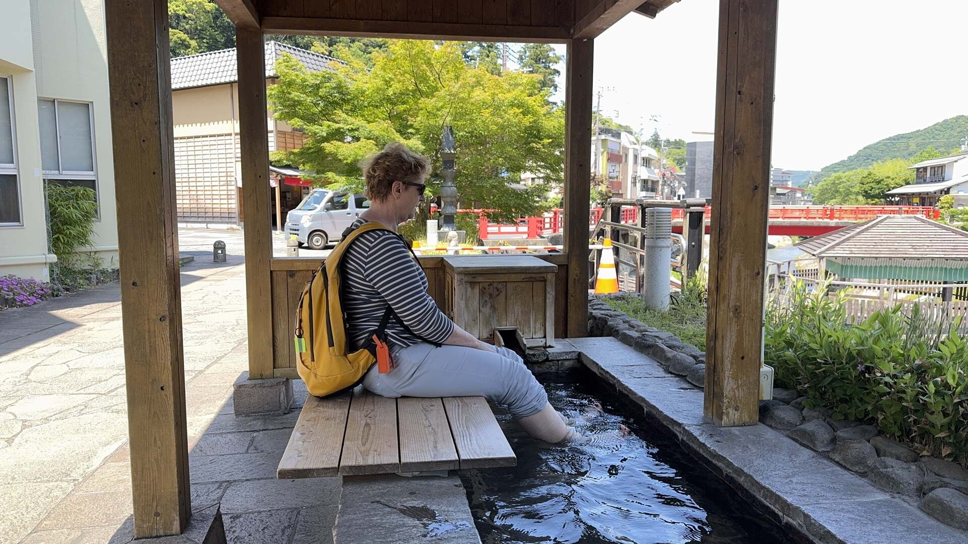 Shuzenji Onsen, öffentliches Fussbad