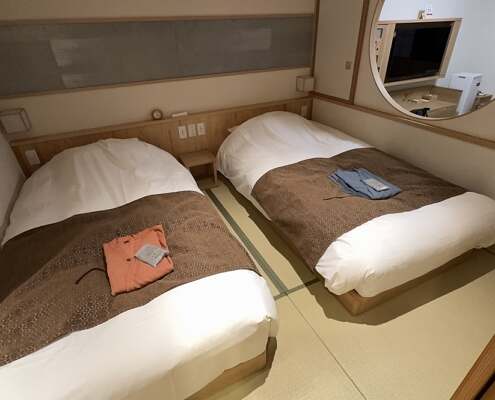Shuzenji Onsen, Ryokan Schalfzimmer