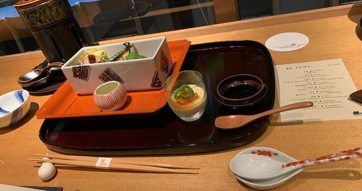 Miyajima Iwaso Ryokan Abendessen
